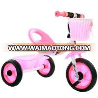 Children ride on toy bicycle baby tricycle kids rickshaw with pedal for kids india