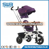 Tricycle for kids foldable canopy, wholesale cheap baby tricycle