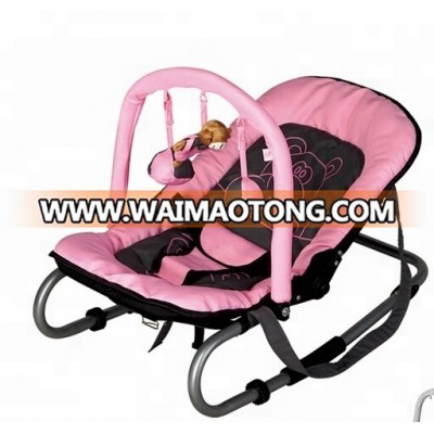 Baby rocking chair Steel frame, wholesale baby bouncers and rocker