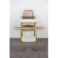 Wholesale high quality banquet aluminum baby chair for restaurant and hotel